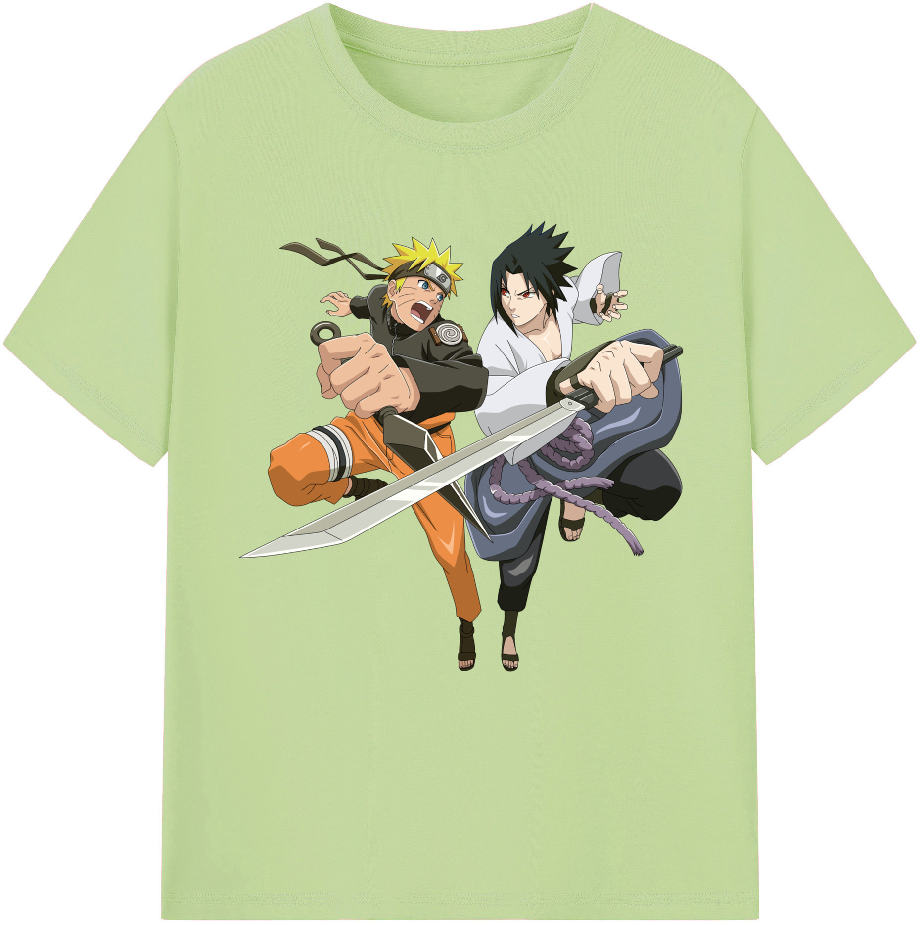 （画像用） NARUTO -ナルト- うずまき ナルト Uzumaki Naruto 綿100％半袖Tシャツ（フロントプリント）